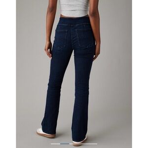 American Eagle Luxe Pull-On High Waisted Kick Bootcut Jean Size M